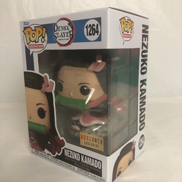 Nezuko Kamado Running Demon Slayer Funko Pop #1264 Animation BL Exclusive - New - Picture 3 of 8
